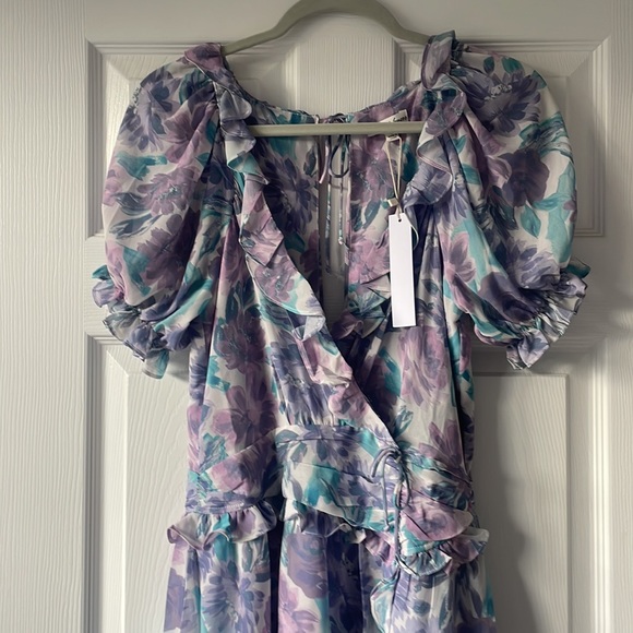 Shelly Mini Dress in Purple: For Love & Lemons - Picture 4 of 7